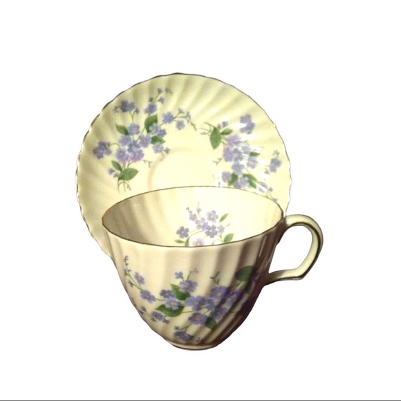 Adderley English vintage Finebone China cup saucer desert salad plate (set of 3) - Picture 5 of 12